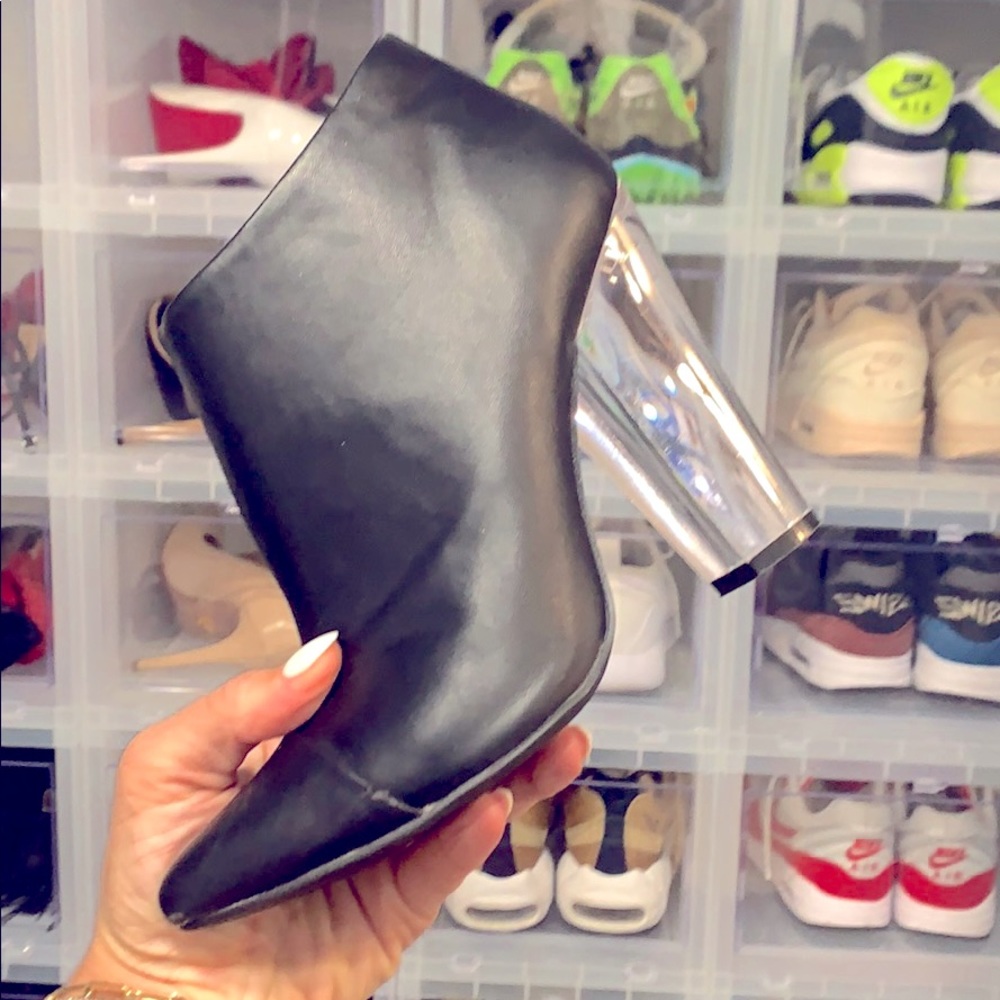 Black Tildon Clear Heels